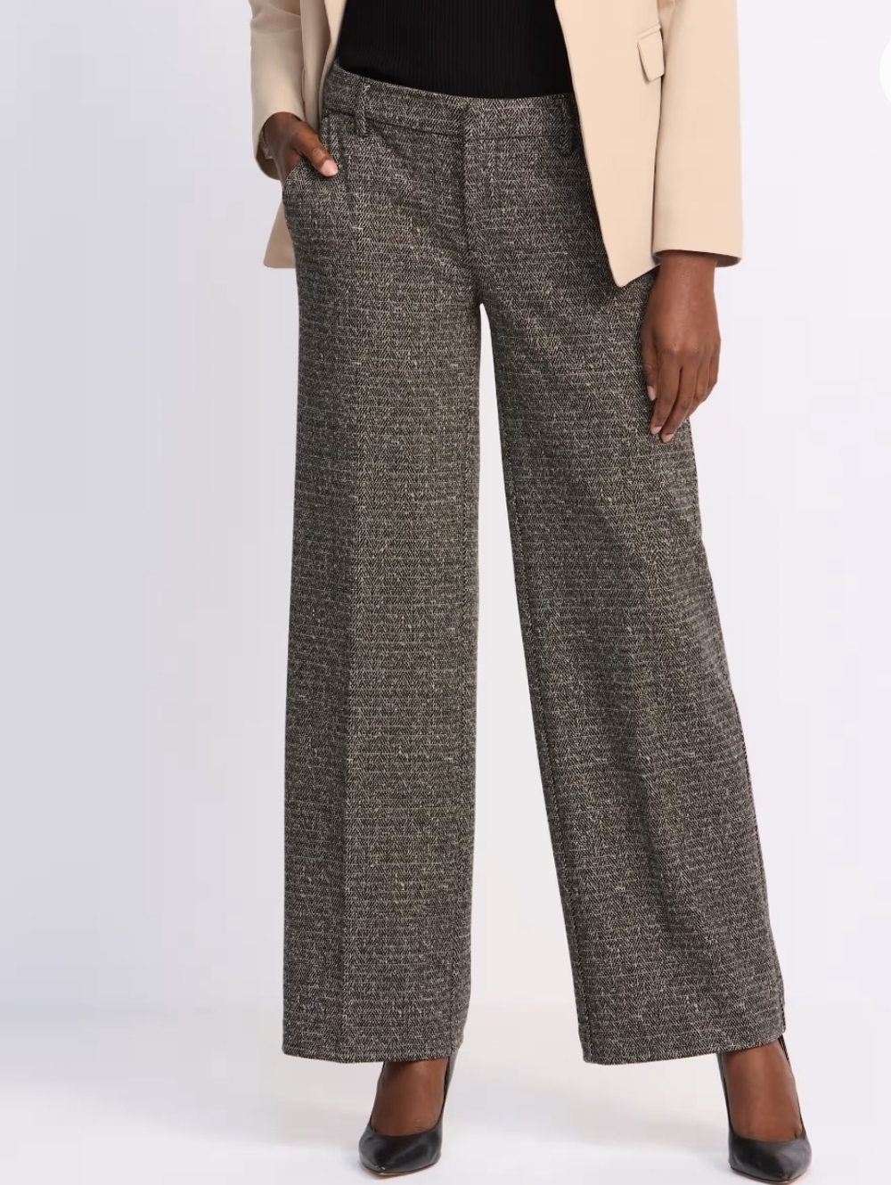 Liverpool Wide Leg Trousers in Charcoal Heather From Stitch Fix